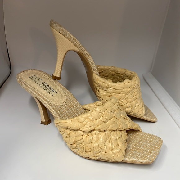 Cape Robbin Lidia High Heels tan Ratan - Picture 1 of 13